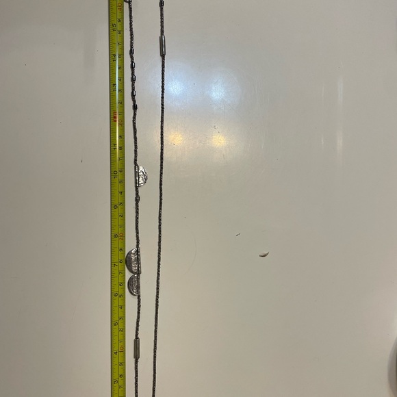 JJill hammered silver with gold seed beads Layering Necklace 💋 - Picture 5 of 5